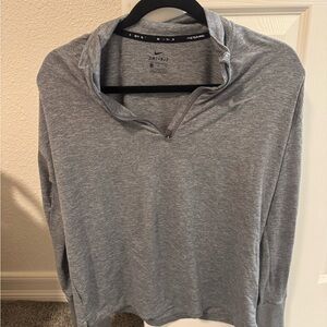 Nike Heather Gray Dri-Fit Top